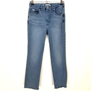 Good American Women GOOD LEGS STRAIGHT JEANS Sz 28 BLUE High Rise